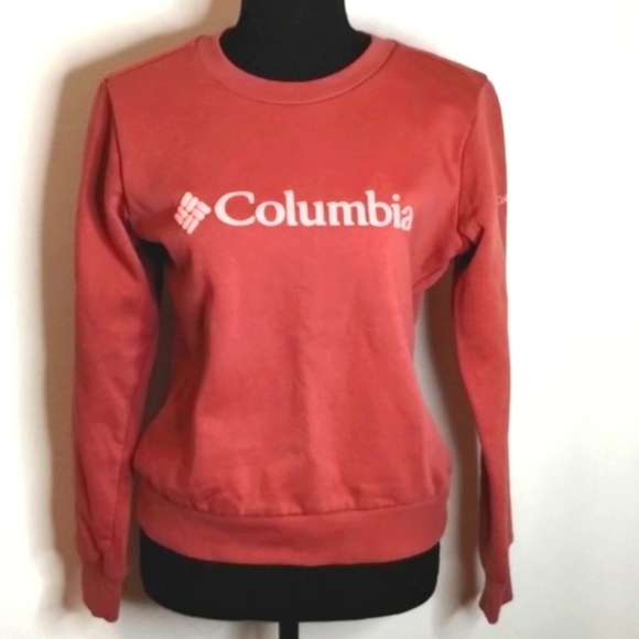 Columbia mauve longsleeve pullover sweatshirt Sz XS Exc condition - Picture 1 of 9